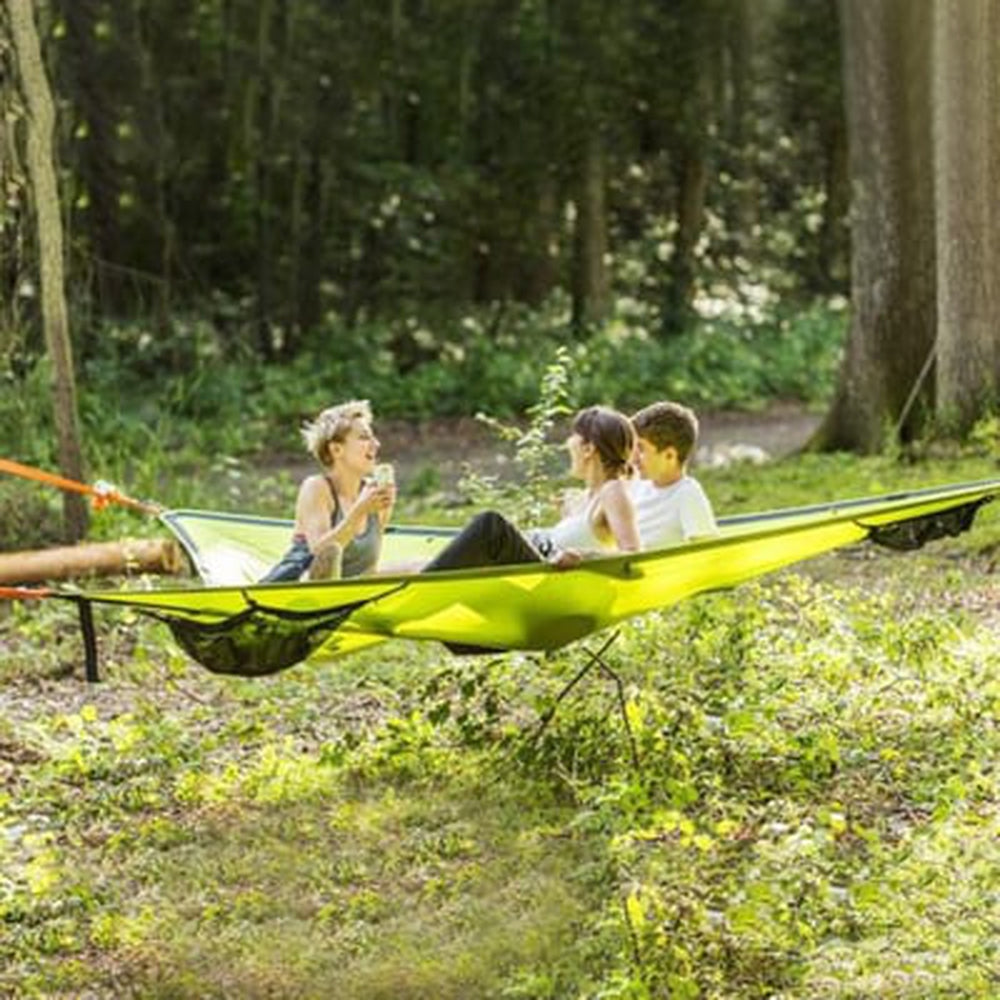 Durable Steel Hammock with Stand - Relaxing Indoor Outdoor Seat
