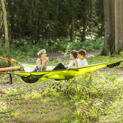 Durable Steel Hammock with Stand - Relaxing Indoor Outdoor Seat