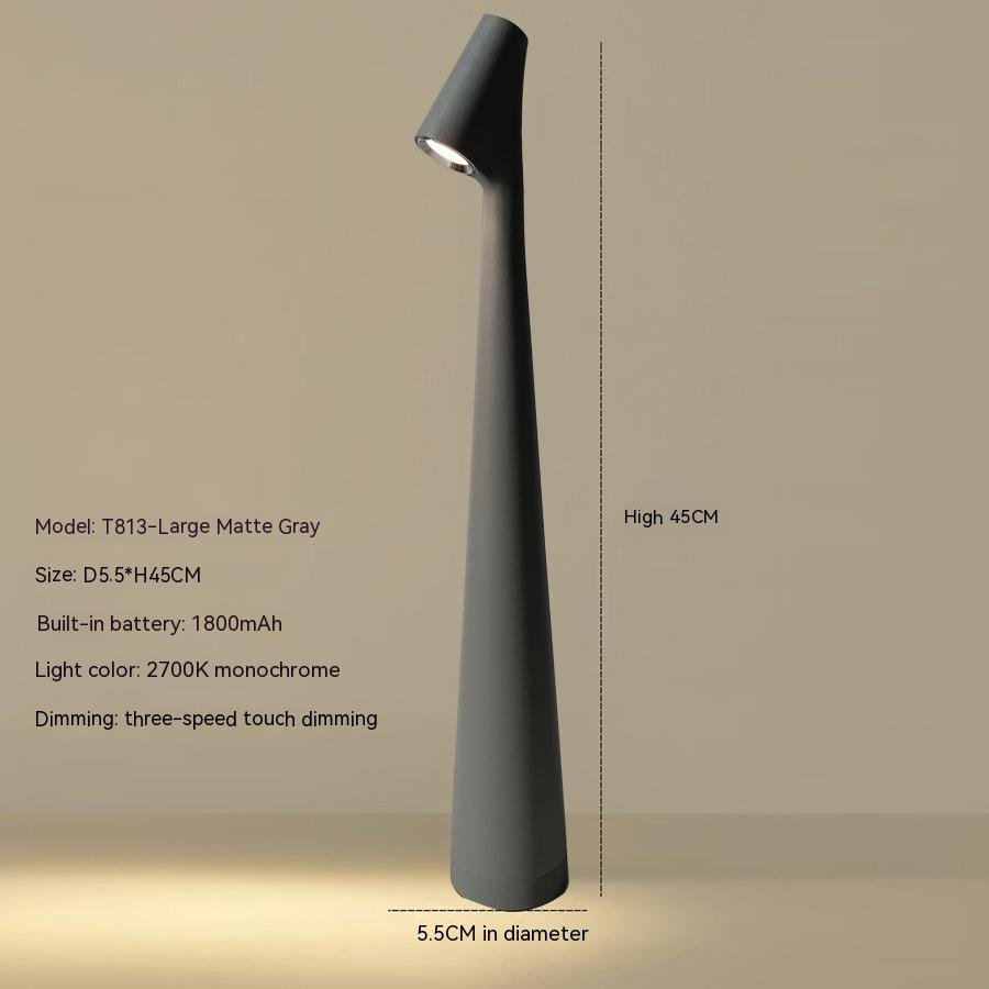 Compact Rechargeable Desk Lamp with Modern Style