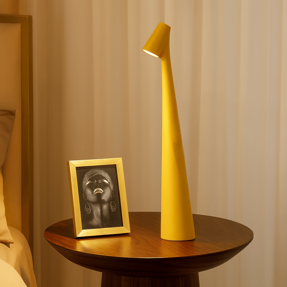 Compact Rechargeable Desk Lamp with Modern Style