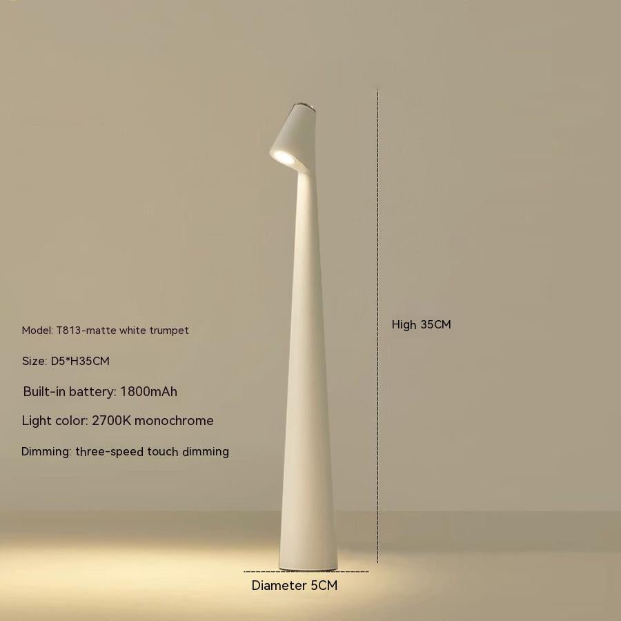 Compact Rechargeable Desk Lamp with Modern Style