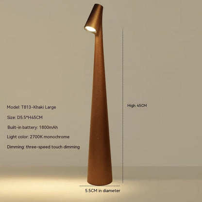 Compact Rechargeable Desk Lamp with Modern Style