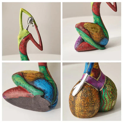 Unique Female Figurine Resin Art Sculpture for Home Decoration