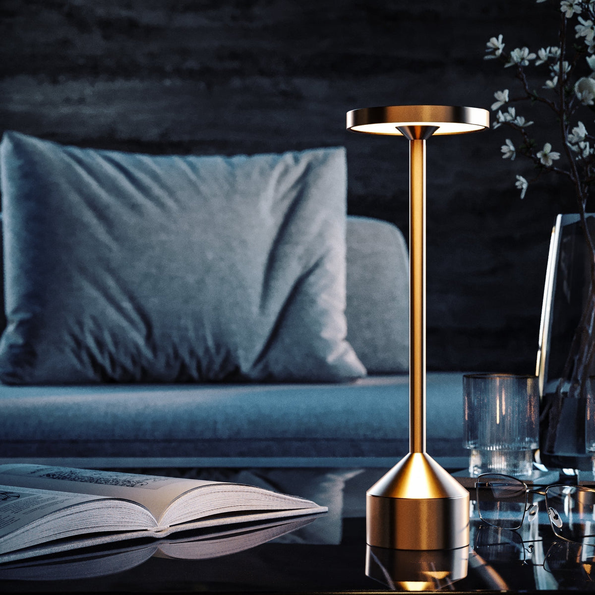 Modern Wireless Desk Lamp with Adjustable Brightness
