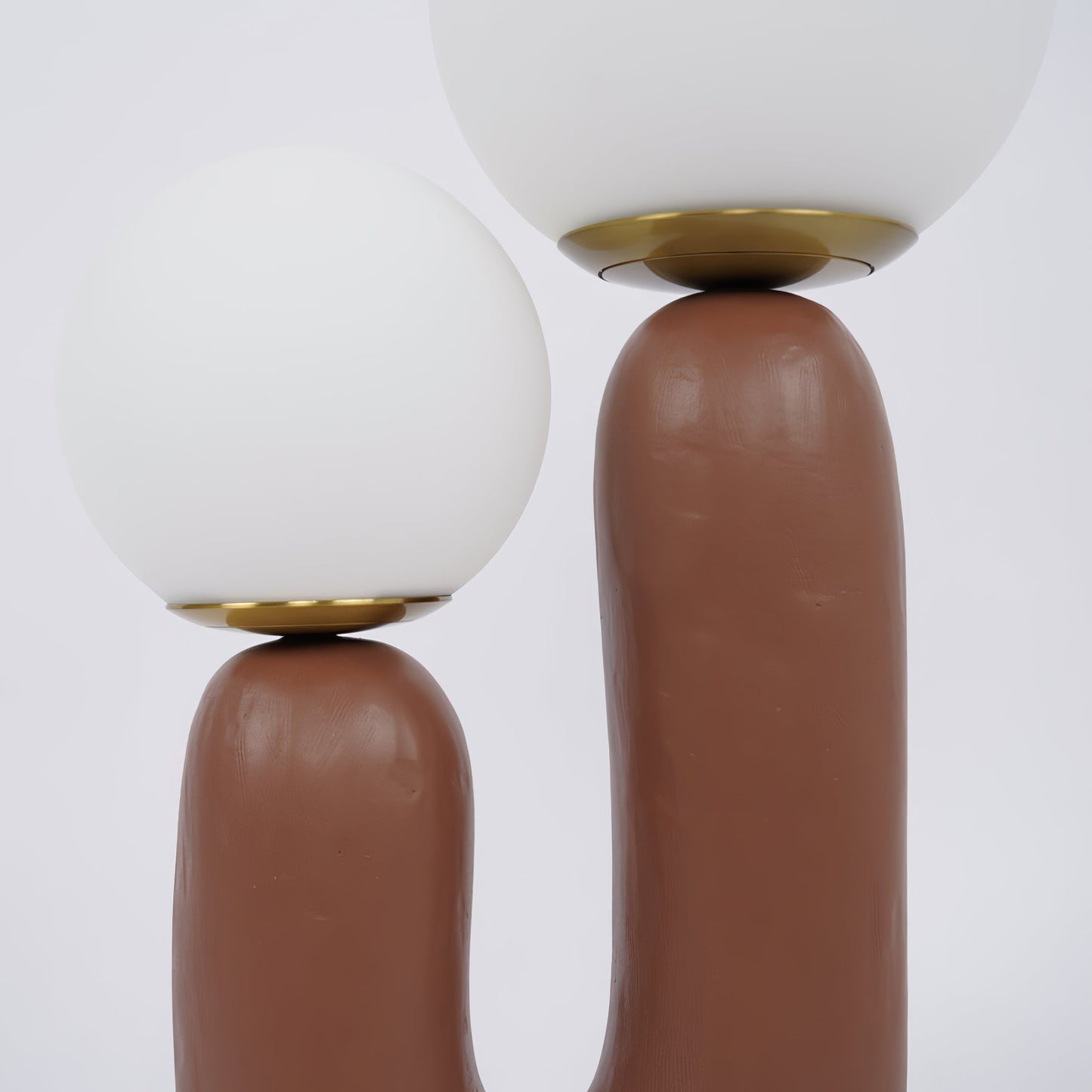 Elegant Wooden Table Light with Earthy Tone