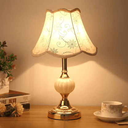 Rustic Wooden Desk Lamp for Living Room