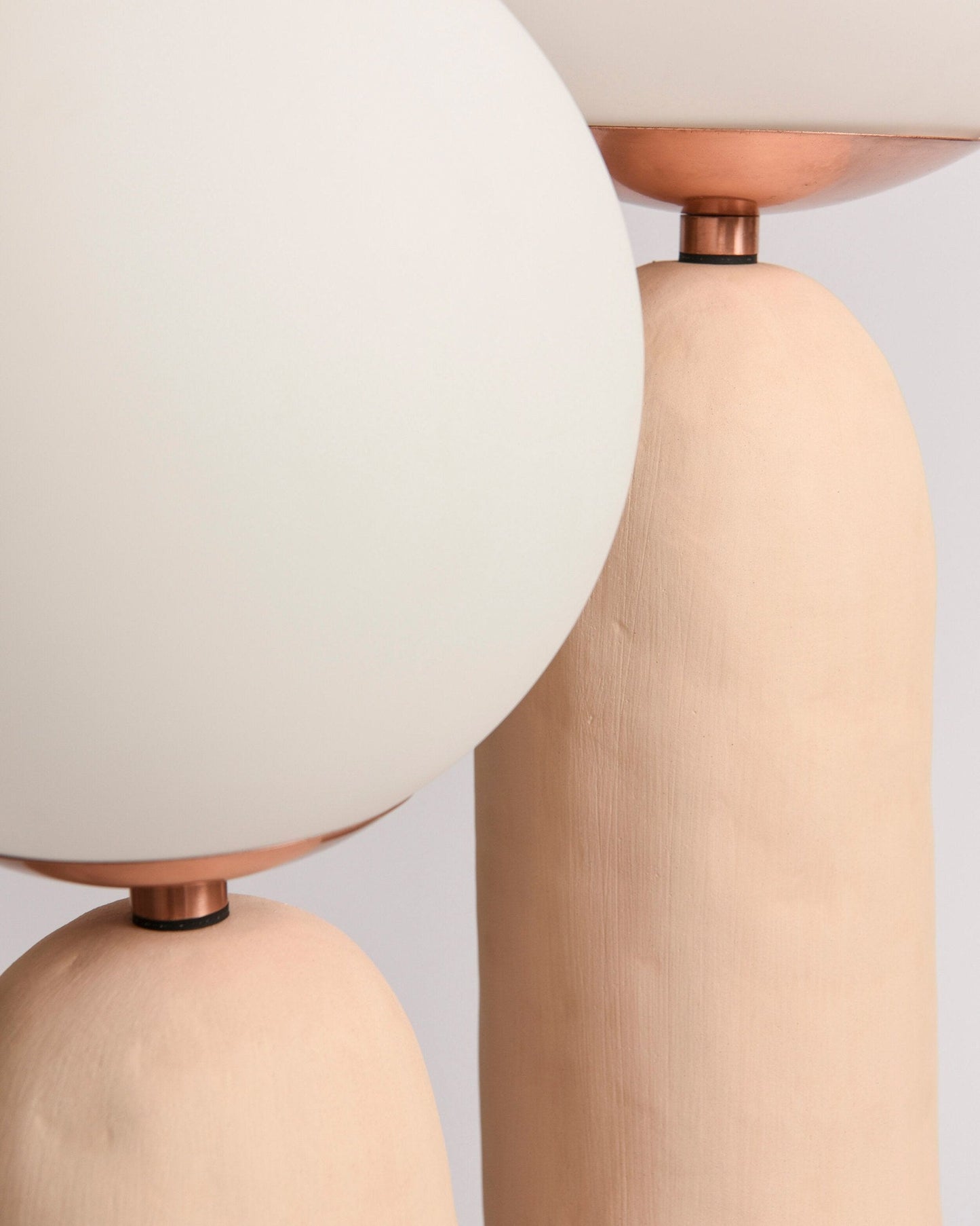Elegant Wooden Table Light with Earthy Tone