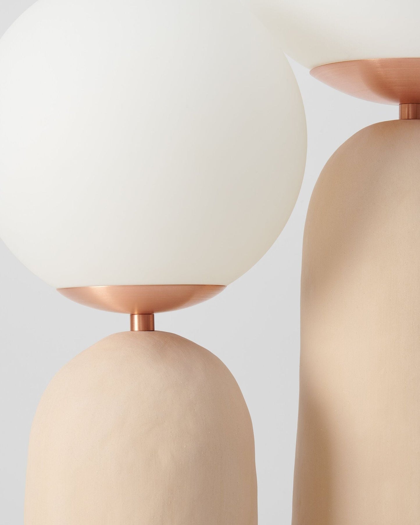 Elegant Wooden Table Light with Earthy Tone