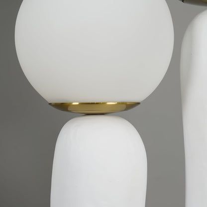 Elegant Wooden Table Light with Earthy Tone