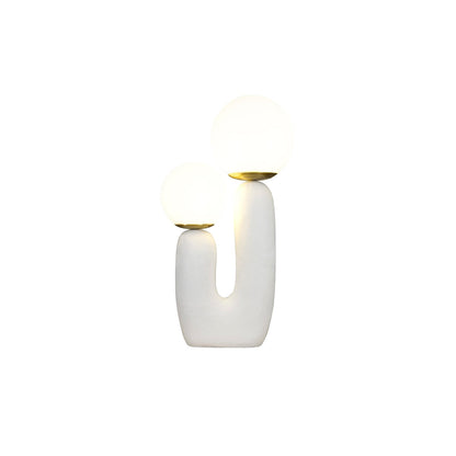 Elegant Wooden Table Light with Earthy Tone