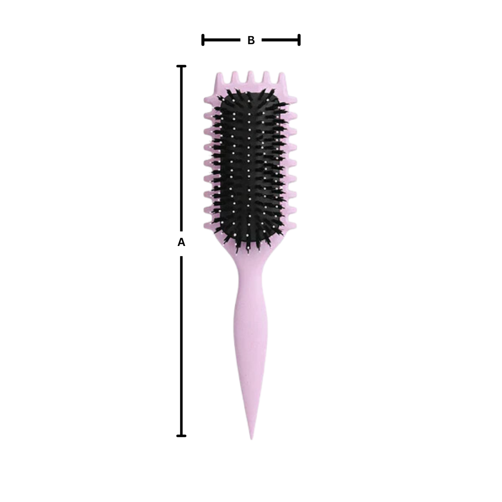 Tangle-Free Curl Defining Brush
