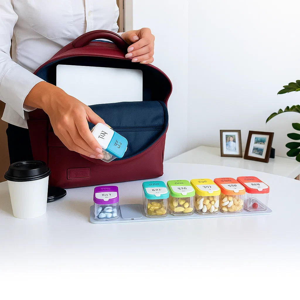 Easy 7 Day Pill Box Organizer