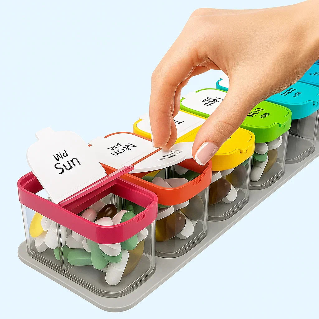 Easy 7 Day Pill Box Organizer