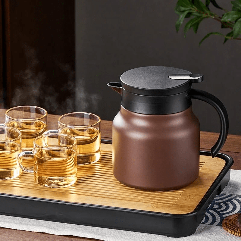 Thermal Teapot with Steel Infuser for Loose Leaf Tea