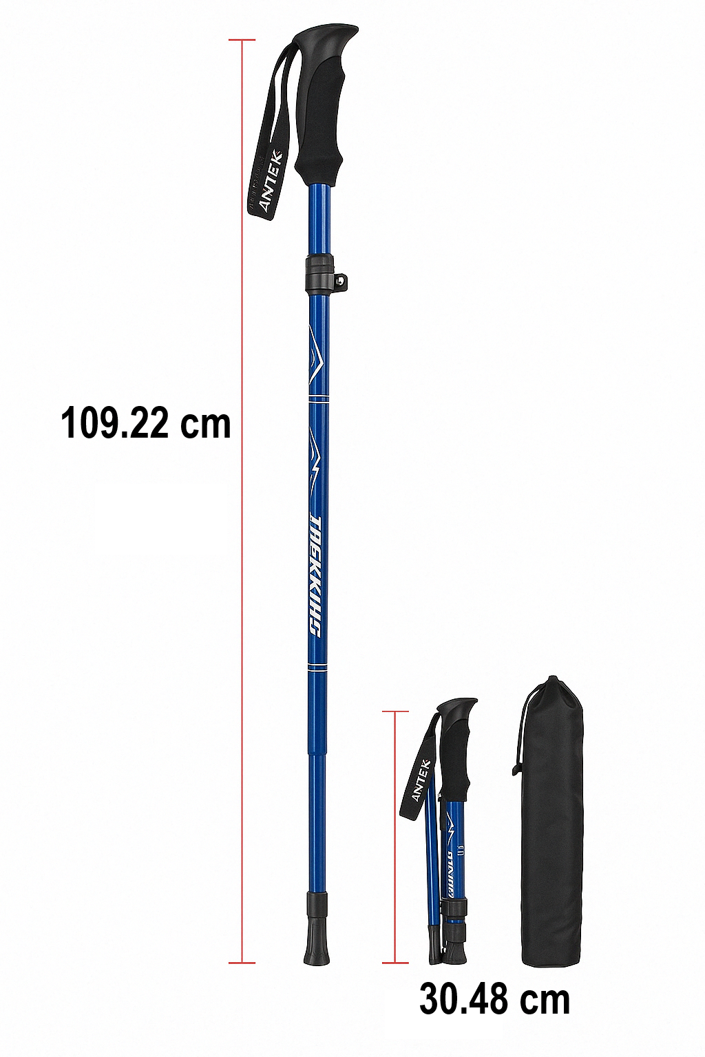 Collapsible Hiking Walking Stick - TrailMaster
