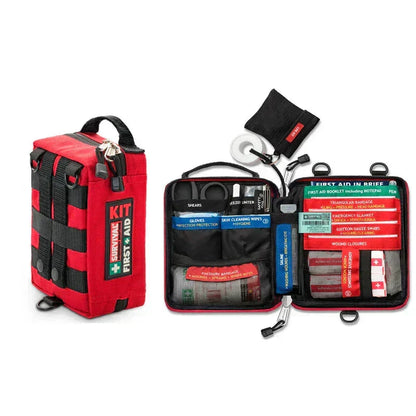 TerraGuard Travel First Aid Kit Waterproof Medical Bag Pro