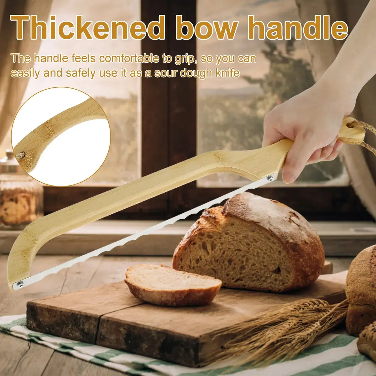 Premium Bread Slicing Knife for Home Bakers