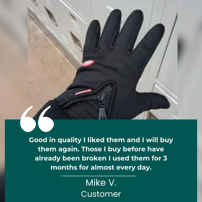 Thermal Waterproof Touchscreen Gloves For Biking And Golf