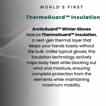 Thermal Waterproof Touchscreen Gloves For Biking And Golf