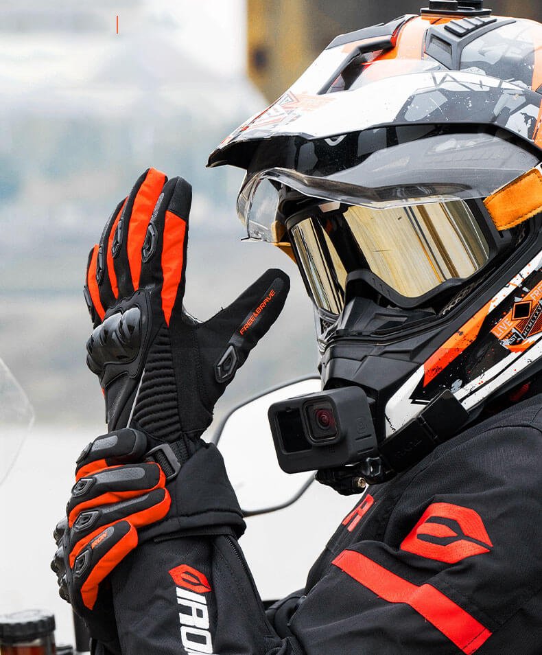 Warm Waterproof Motorcycle Gloves with Thermal Insulation - Cofik