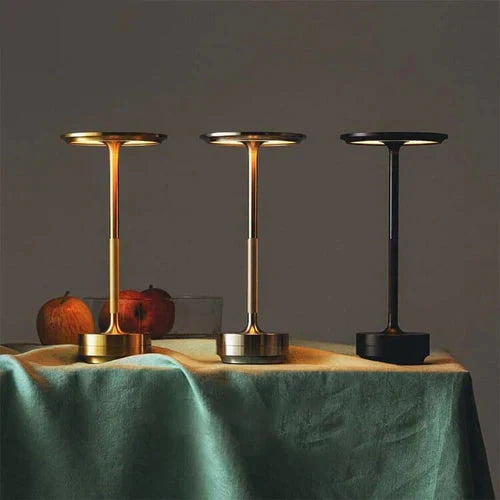 Wireless Gold LED Desk Lamp
