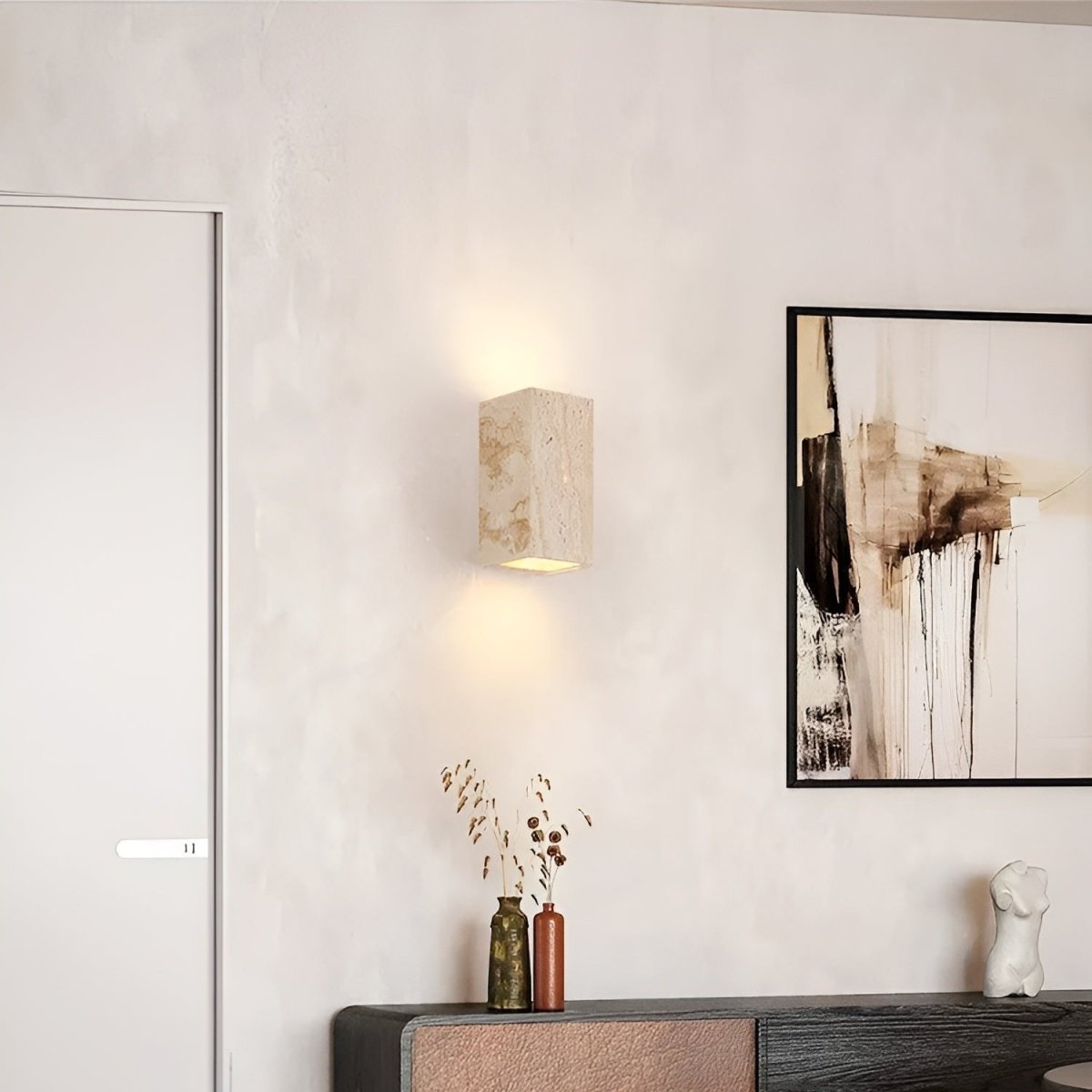 Natural Stone Wall Light – Classic Ambient Lamp