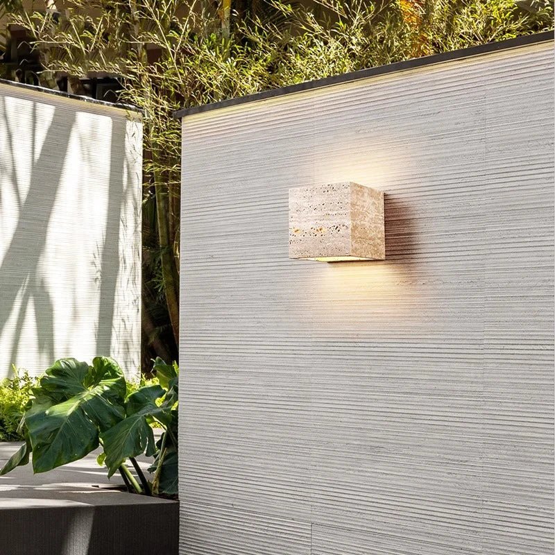 Natural Stone Wall Light – Classic Ambient Lamp