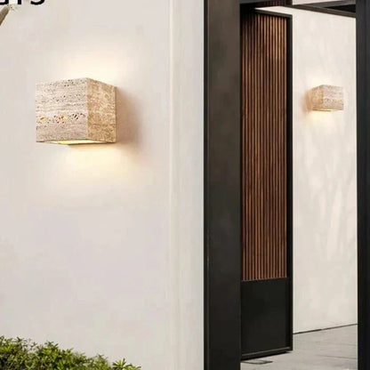 Natural Stone Wall Light – Classic Ambient Lamp