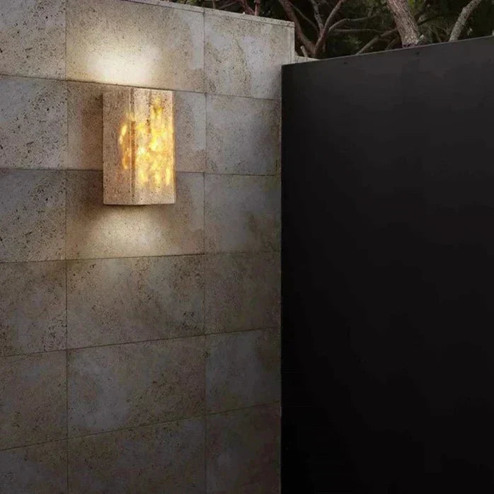 Natural Stone Wall Light – Classic Ambient Lamp