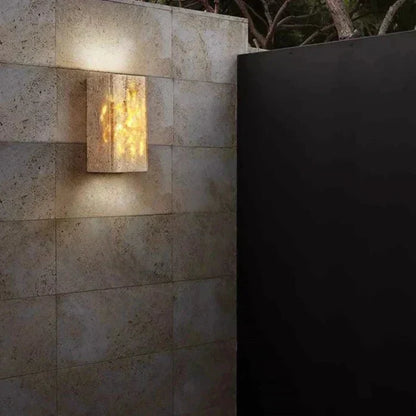 Natural Stone Wall Light – Classic Ambient Lamp