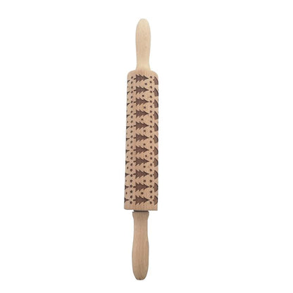 Holiday Patterned Baking Rolling Pin