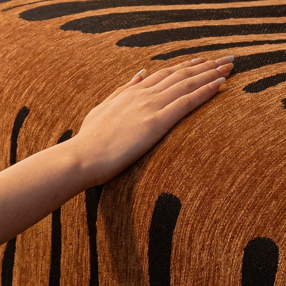 Tribal Geometric Chenille Sofa Cover