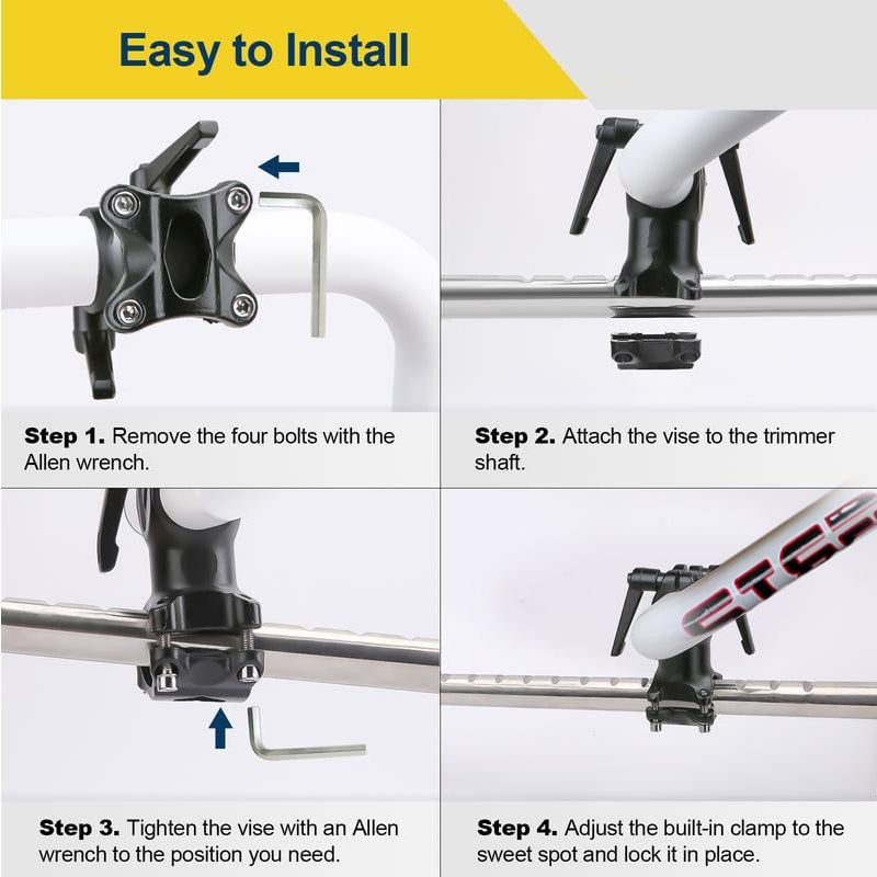 Comfort Grip Trimmer Handle Extension Pole