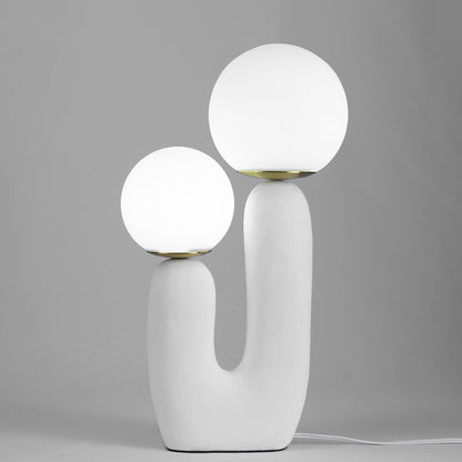 Elegant Wooden Table Light with Earthy Tone