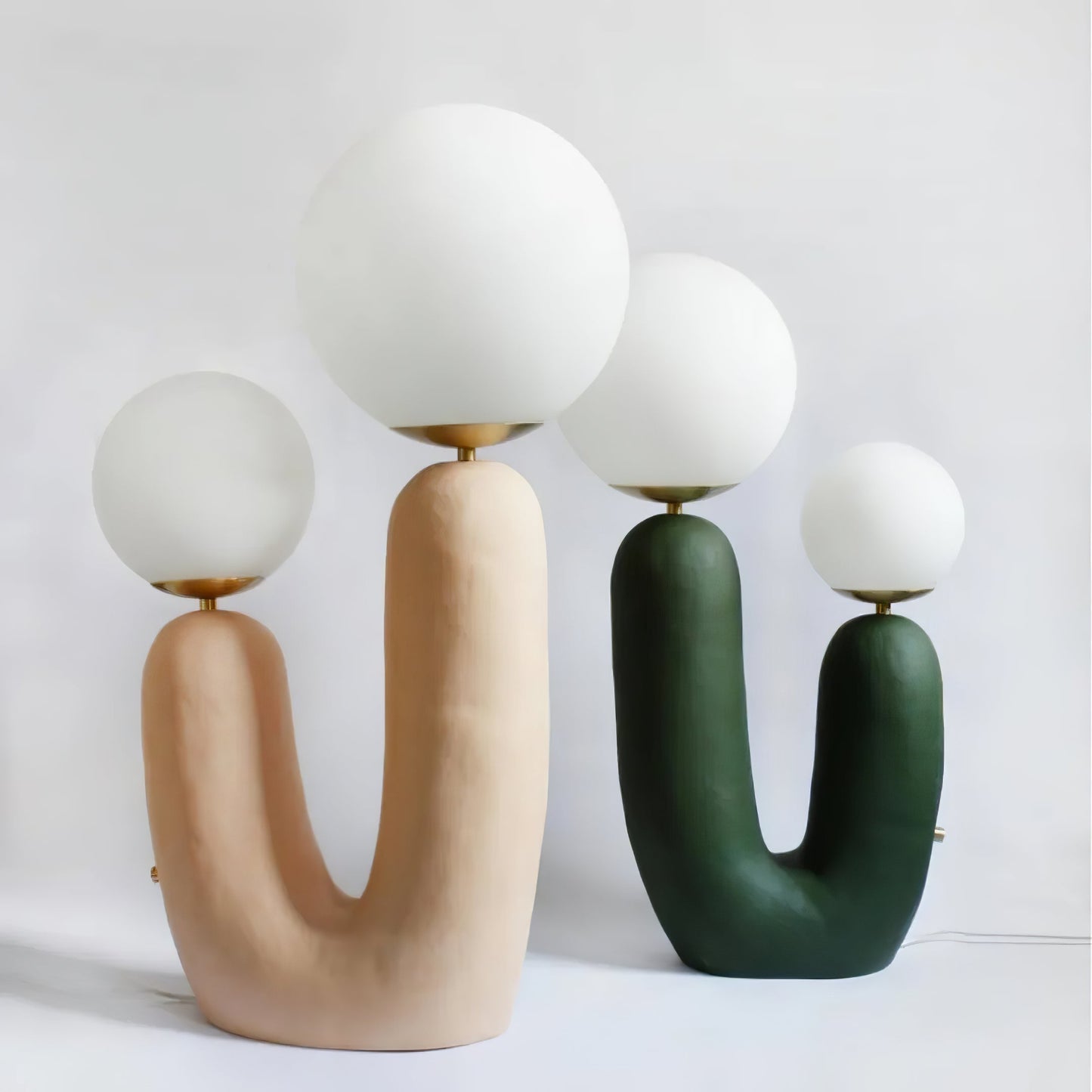 Elegant Wooden Table Light with Earthy Tone
