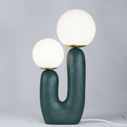 Elegant Wooden Table Light with Earthy Tone