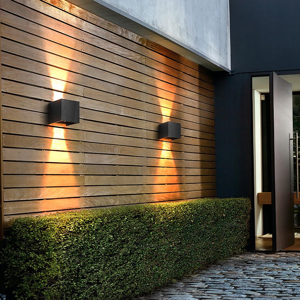 Outdoor Adjustable LED Wall Lights Waterproof Exterior Spotlights