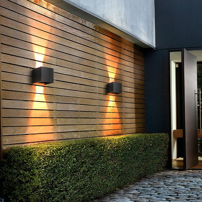 Outdoor Adjustable LED Wall Lights Waterproof Exterior Spotlights