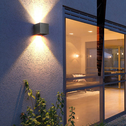 Outdoor Adjustable LED Wall Lights Waterproof Exterior Spotlights
