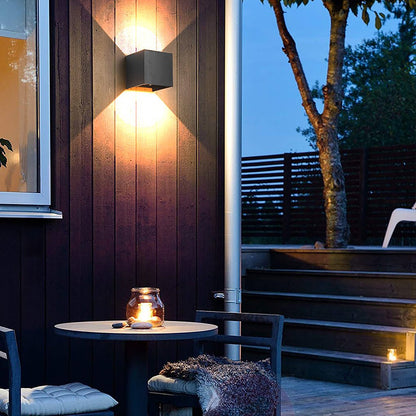 Outdoor Adjustable LED Wall Lights Waterproof Exterior Spotlights