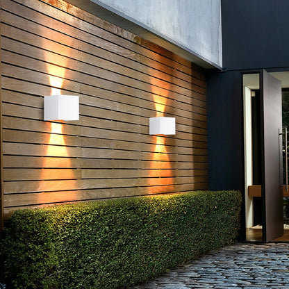 Outdoor Adjustable LED Wall Lights Waterproof Exterior Spotlights