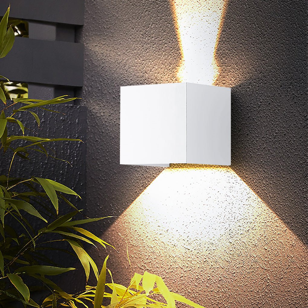 Outdoor Adjustable LED Wall Lights Waterproof Exterior Spotlights