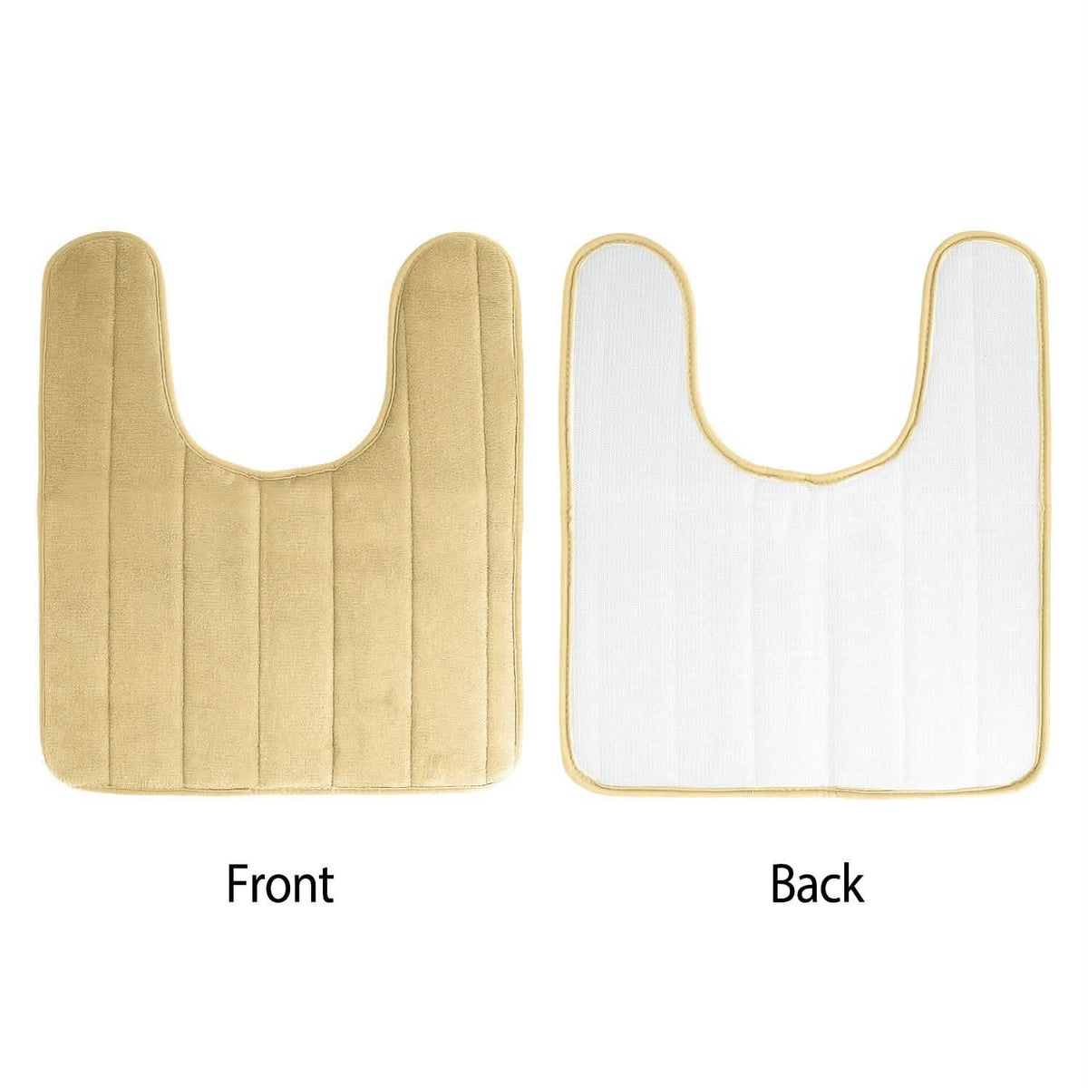 Contour Toilet Mat with Anti-Slip Bottom