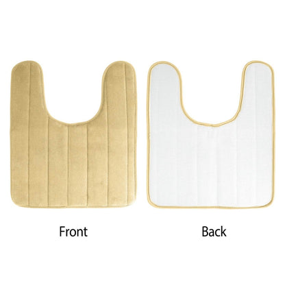 Contour Toilet Mat with Anti-Slip Bottom