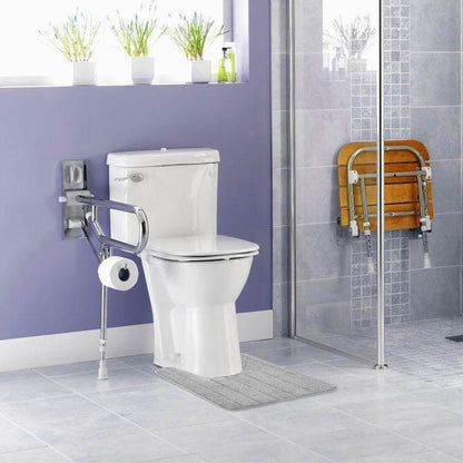 Contour Toilet Mat with Anti-Slip Bottom