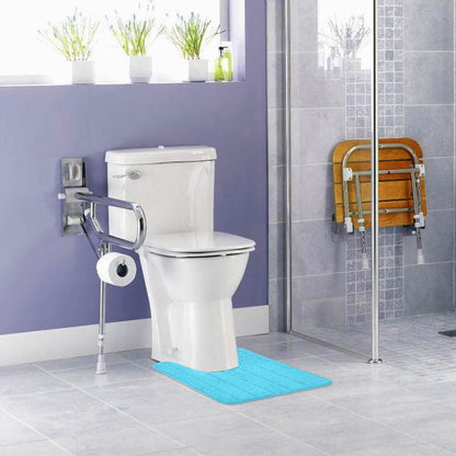 Contour Toilet Mat with Anti-Slip Bottom