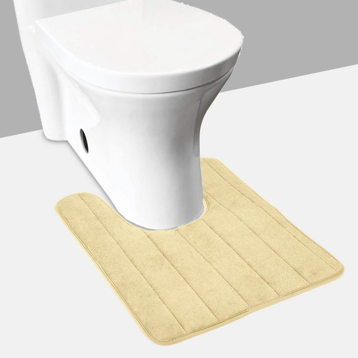 Contour Toilet Mat with Anti-Slip Bottom