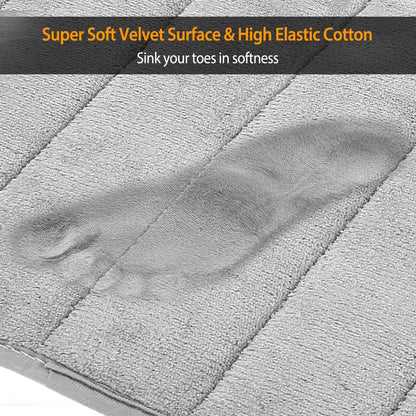 Contour Toilet Mat with Anti-Slip Bottom