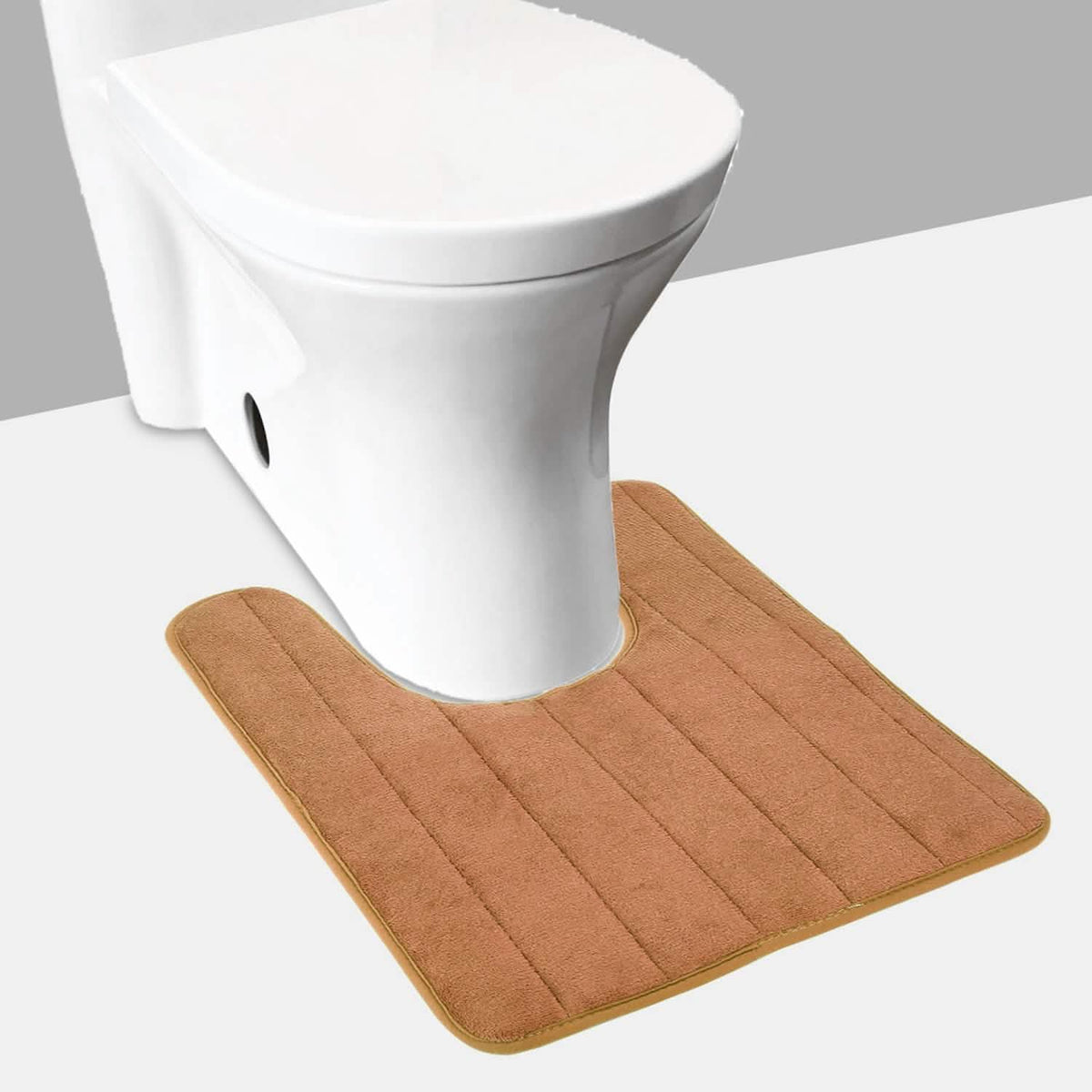 Contour Toilet Mat with Anti-Slip Bottom