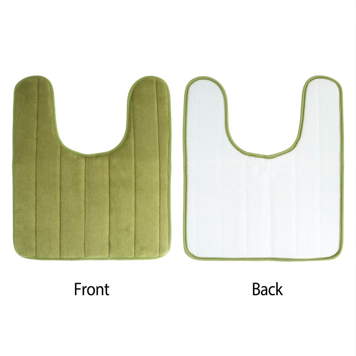 Contour Toilet Mat with Anti-Slip Bottom